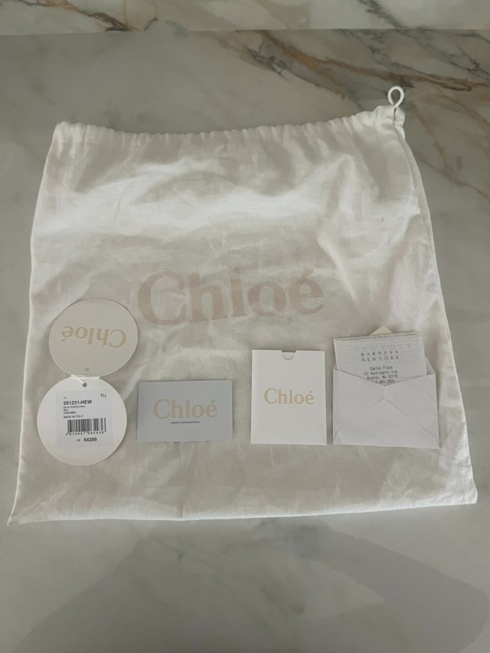 Chloé Faye Medium Shoulder Bag, Camel Goatskin - Picture 10 of 10